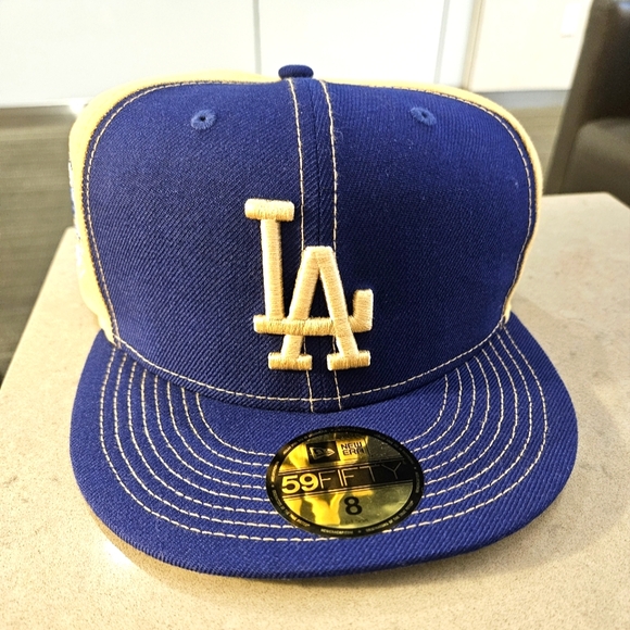 NWT New Era 59Fifty LA Dodgers 50t Anniversary Cap - Picture 1 of 6